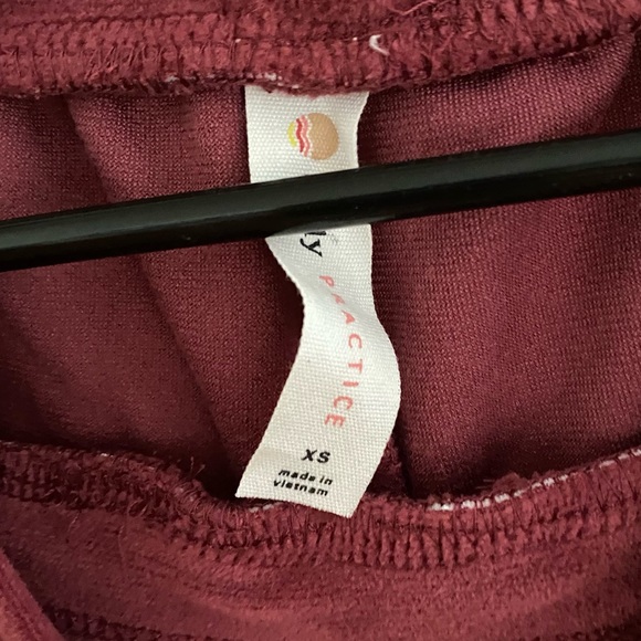 Anthropologie daily practice Leg Warmer Pants nwot xsmall - Picture 5 of 9